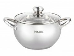 Oala inox cu capac Dekassa 6,7 L DK 3313